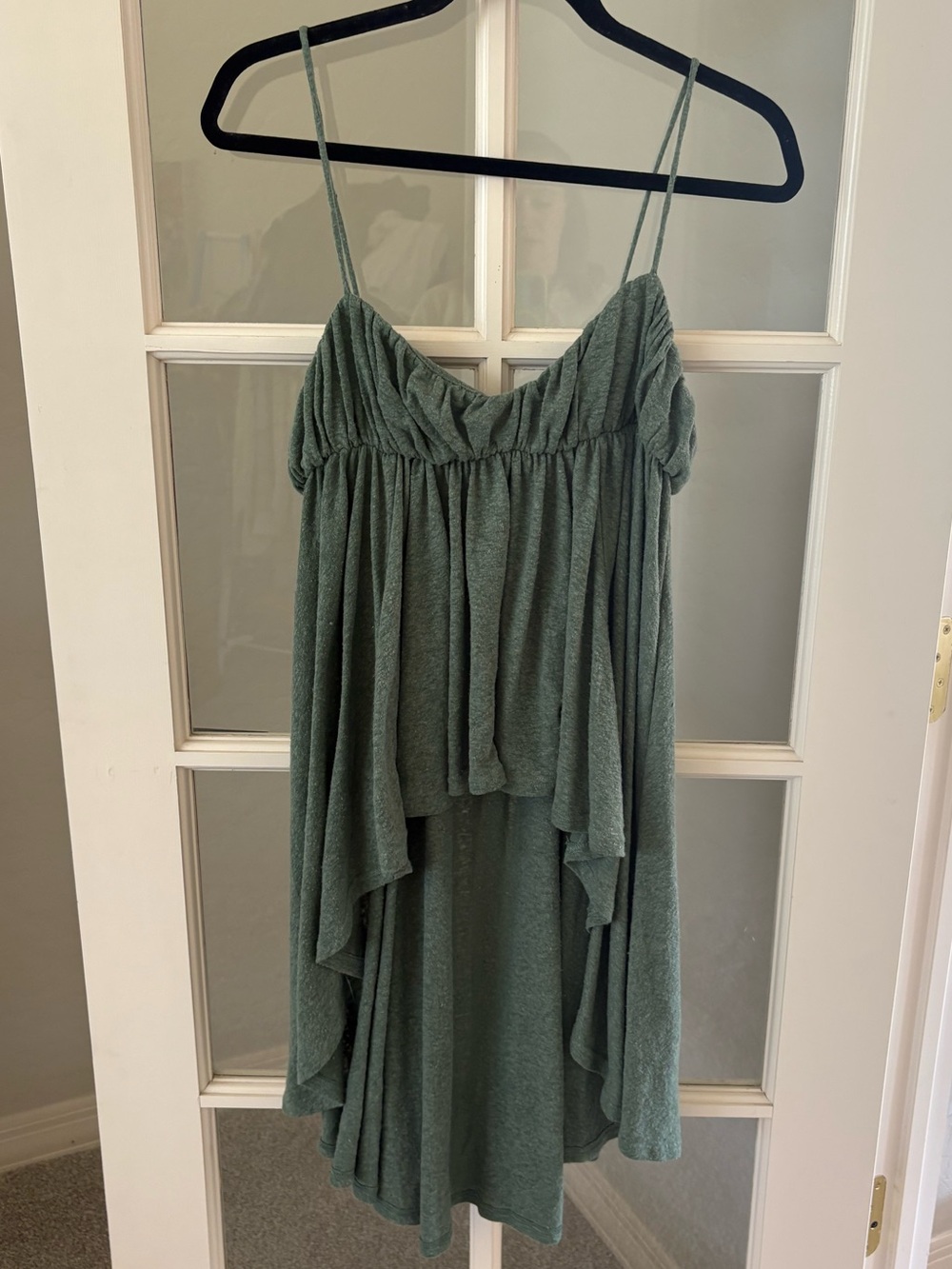 FREE PEOPLE Free-est Sailor High-Low Tunic in Green